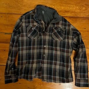 KUHL Men’s Button Down Long Sleeve Flannel Shirt